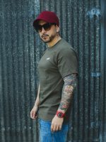 Polera Essential Slimfit - Verde Olivo - Imagen 2