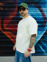 Polera Oversize Estampada - Marfil - Imagen 2